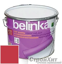 Belinka latex краска для внутренних стен и потолков 10 л цвет RAL 3028 палитра RAL CLASSIC K7