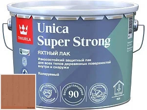 Tikkurila Unica Super Strong (высокоглянцевый) 9 л цвет 3449 палитра TIKKURILA Интерьерные Лаки